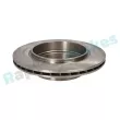 Jeu de 2 disques de frein arrière RAP BRAKES R-D0438 - Visuel 3