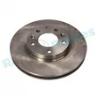 Jeu de 2 disques de frein avant RAP BRAKES R-D0439 - Visuel 1