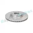 Jeu de 2 disques de frein avant RAP BRAKES R-D0440C - Visuel 2