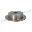 Jeu de 2 disques de frein arrière RAP BRAKES R-D0445 - Visuel 2