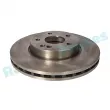 Jeu de 2 disques de frein avant RAP BRAKES R-D0449 - Visuel 2
