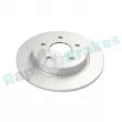 Jeu de 2 disques de frein arrière RAP BRAKES R-D0450C - Visuel 1