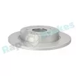Jeu de 2 disques de frein arrière RAP BRAKES R-D0450C - Visuel 2