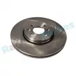 Jeu de 2 disques de frein avant RAP BRAKES R-D0451 - Visuel 1