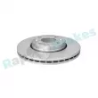 Jeu de 2 disques de frein avant RAP BRAKES R-D0454C - Visuel 2