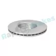 Jeu de 2 disques de frein avant RAP BRAKES R-D0454C - Visuel 3