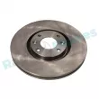 Jeu de 2 disques de frein avant RAP BRAKES R-D0455 - Visuel 1
