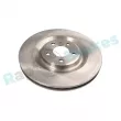 Jeu de 2 disques de frein arrière RAP BRAKES R-D0456 - Visuel 1
