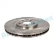 Jeu de 2 disques de frein arrière RAP BRAKES R-D0456 - Visuel 2