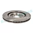 Jeu de 2 disques de frein arrière RAP BRAKES R-D0456 - Visuel 3
