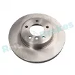 Jeu de 2 disques de frein avant RAP BRAKES R-D0457 - Visuel 1