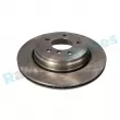 Jeu de 2 disques de frein arrière RAP BRAKES R-D0458 - Visuel 1