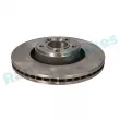 Jeu de 2 disques de frein avant RAP BRAKES R-D0460 - Visuel 2