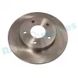 Jeu de 2 disques de frein arrière RAP BRAKES R-D0461 - Visuel 1