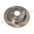 Jeu de 2 disques de frein arrière RAP BRAKES R-D0462 - Visuel 1