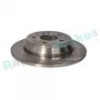 Jeu de 2 disques de frein arrière RAP BRAKES R-D0462 - Visuel 2