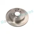 Jeu de 2 disques de frein arrière RAP BRAKES R-D0463 - Visuel 1