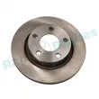 Jeu de 2 disques de frein arrière RAP BRAKES R-D0464 - Visuel 1