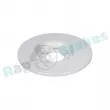 Jeu de 2 disques de frein arrière RAP BRAKES R-D0465C - Visuel 3