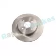 Jeu de 2 disques de frein arrière RAP BRAKES R-D0470 - Visuel 1