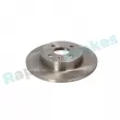 Jeu de 2 disques de frein arrière RAP BRAKES R-D0470 - Visuel 2