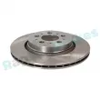 Jeu de 2 disques de frein arrière RAP BRAKES R-D0473 - Visuel 2