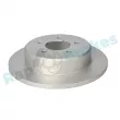 Jeu de 2 disques de frein arrière RAP BRAKES R-D0474 - Visuel 2