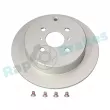 Jeu de 2 disques de frein arrière RAP BRAKES R-D0475 - Visuel 1