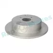 Jeu de 2 disques de frein arrière RAP BRAKES R-D0475 - Visuel 2