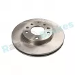 Jeu de 2 disques de frein avant RAP BRAKES R-D0478 - Visuel 1