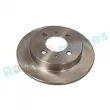 Jeu de 2 disques de frein arrière RAP BRAKES R-D0481 - Visuel 1
