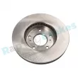Jeu de 2 disques de frein avant RAP BRAKES R-D0483 - Visuel 1