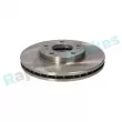 Jeu de 2 disques de frein avant RAP BRAKES R-D0483 - Visuel 2