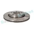 Jeu de 2 disques de frein arrière RAP BRAKES R-D0485 - Visuel 2