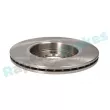 Jeu de 2 disques de frein arrière RAP BRAKES R-D0485 - Visuel 3