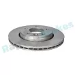 Jeu de 2 disques de frein arrière RAP BRAKES R-D0485C - Visuel 2