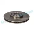 Jeu de 2 disques de frein avant RAP BRAKES R-D0491 - Visuel 2