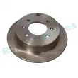 Jeu de 2 disques de frein arrière RAP BRAKES R-D0494 - Visuel 1