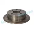 Jeu de 2 disques de frein arrière RAP BRAKES R-D0494 - Visuel 2