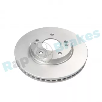 Jeu de 2 disques de frein avant RAP BRAKES R-D0496C
