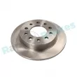 Jeu de 2 disques de frein arrière RAP BRAKES R-D0497 - Visuel 1