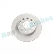 Jeu de 2 disques de frein arrière RAP BRAKES R-D0502C - Visuel 1