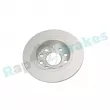 Jeu de 2 disques de frein arrière RAP BRAKES R-D0502C - Visuel 3