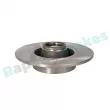 Jeu de 2 disques de frein arrière RAP BRAKES R-D0504 - Visuel 3