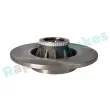 Jeu de 2 disques de frein arrière RAP BRAKES R-D0505 - Visuel 3