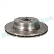 Jeu de 2 disques de frein arrière RAP BRAKES R-D0509 - Visuel 2