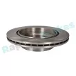 Jeu de 2 disques de frein arrière RAP BRAKES R-D0509 - Visuel 3