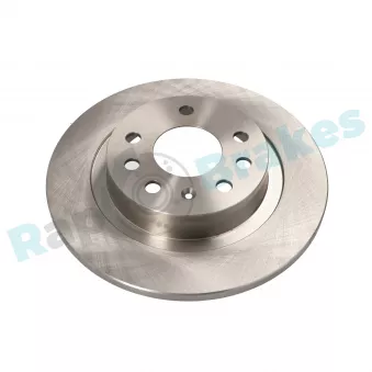 Jeu de 2 disques de frein arrière RAP BRAKES R-D0512
