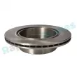 Jeu de 2 disques de frein arrière RAP BRAKES R-D0527 - Visuel 3