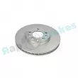 Jeu de 2 disques de frein avant RAP BRAKES R-D0528C - Visuel 2